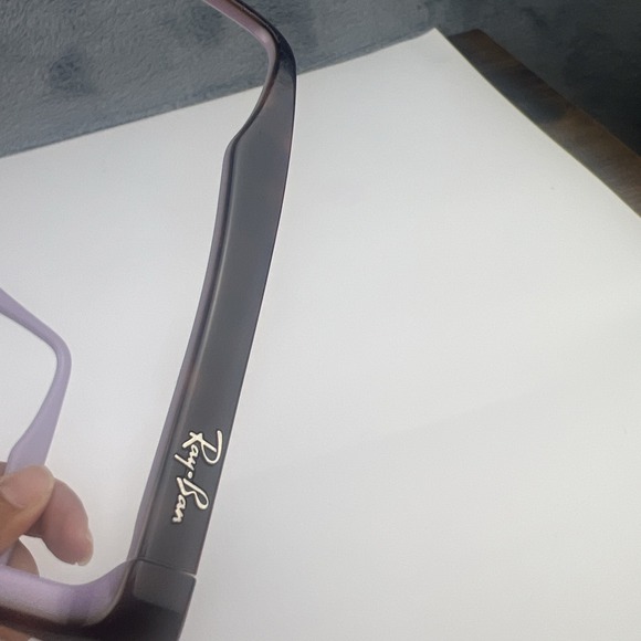 Ray-Ban Kids Eyeglasses Frames RB1531 3700 Brown Tortoise Purple 48-16-130 - Picture 15 of 15